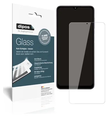 Produktbild von 1x Schutzfolie für Samsung Galaxy A32 5G - Anti-Shock 9H Folie dipos Glass Kunststoffglas