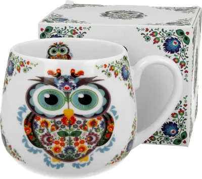 Produktbild von DUO ETNO 34165 Fassbecher 430 ml OWL New Bone China Porzellan