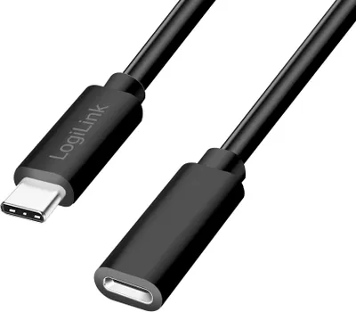Image de LogiLink Câble d'extension USB 2.0 noir 1,0 m