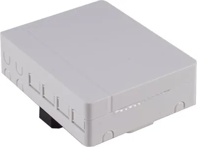Zdjęcie produktu dla Światłowodowa skrzynka rozdzielcza S/CONN, ABS, 4-drożna, biała (07-65001)