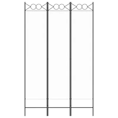 Produktbild von "Winterschlussverkauf " 3-tlg. Paravent Raumteiler Elegantes Design - Trennwand/Sichtschutz - Weiß 120x200 cm Stoff NeuMöbel 2117094