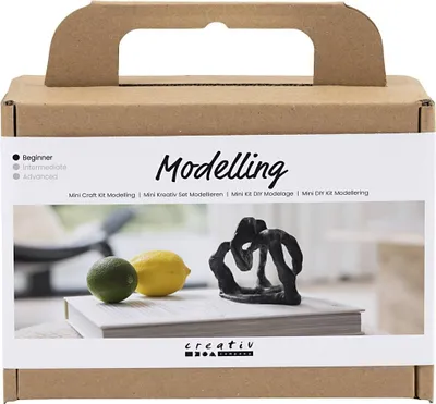 Obrázok produktu pre Malá kreatívna súprava na modelovanie, na tvarovanie objektov, čierna farba