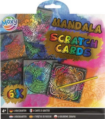 Zdjęcie produktu dla Zestaw do wydrapywanek Mandala