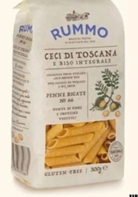 Immagine prodotto di Rummo Penne Rigate N 66 Ceci Di Toscana E Riso Integrale 300 G