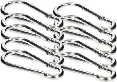 Obrázok produktu pre KOTARBAU® Sada 10 hasičských karabín na laná 180x14mm Odolné hasičské karabíny na laná