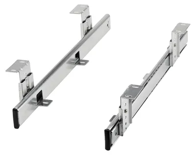 Produktbild von SOTECH Tastaturauszug für Tastaturablage 400 mm, silberfarben – KT1-30-H35-400-NF
