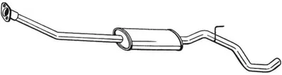 Produktbild von Bosal Mittelschalldämpfer 286-277