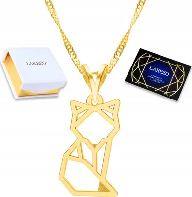 Imagen del producto de Cadena de oro con dije de gatito, diseño calado, oro de 925