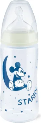 Produktbild von Nuk Erste Wahl Nacht Disney Flasche Silikon Sauger M 6-18m 300ml