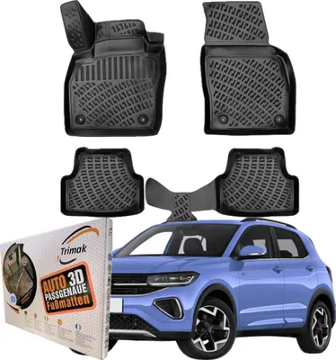 Produktbild von VW T-Cross (2018 - 2023) Autofußmatten Auto Gummimatten