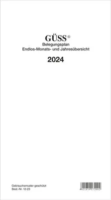 Produktbild von 2026 Güss Endlos-Belegungsplan 23mx30cm