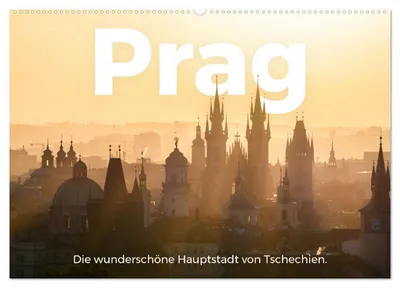 Produktbild von Prag - Die wunderschöne Hauptstadt von Tschechien. (Wandkalender 2027 DIN A2 quer), CALVENDO Monatskalender