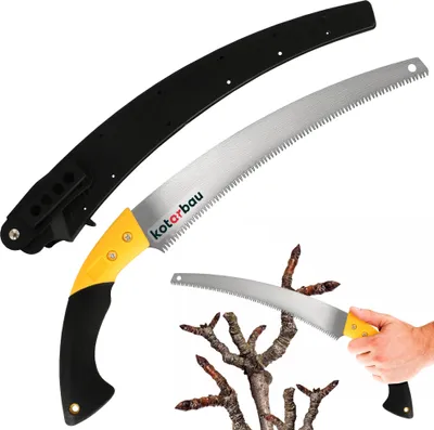 Obrázok produktu pre KOTARBAU® záhradná píla 320mm zaoblená ručná píla na stromy píla na drevo na rezanie konárov stromov