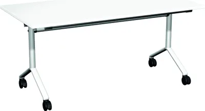 Produktbild von Gera Konferenztisch Klapptisch, Gestell auf Rollen, 1600x800x720, Weiß
