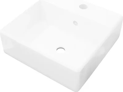 Immagine prodotto di vidaXL Lavello in Vetroceramica con foro per rubinetto a sfioro 41 x 41 cm