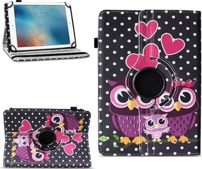 Produktbild von Tablet Hülle für Apple iPad 2017 2018 2019 2020 Tasche Schutzhülle Case DrehbarFarben:Motiv 4