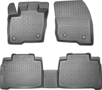 Produktbild von Z494153 TPE-Gummifußmatten kompatibel mit Ford S-Max II + Facelift 2020 5/7 seats (excl. 3rd row) V/5 09.2015-