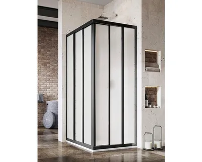Immagine prodotto di Un lato della cabina doccia RAVAK Supernova ASRV3-90 198 nero+Pearl 15V703R211