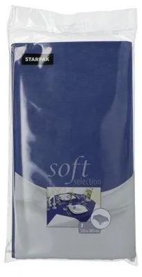 Produktbild von Tischdecke, stoffähnlich, Vlies "soft selection" 120 cm x 180 cm dunkelblau