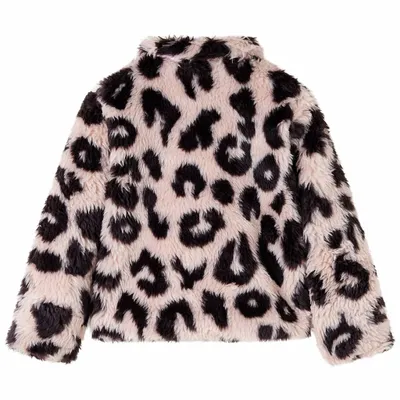 Image de vidaXL Manteau pour enfants en Fourrure artificielle rose clair 92