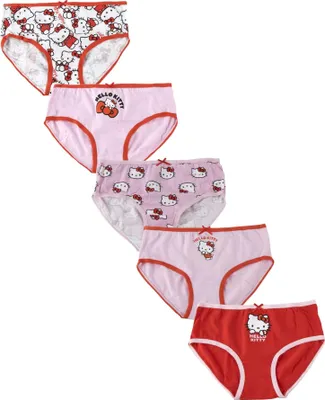 Zdjęcie produktu dla Zestaw bielizny dziewczęcej z pojedynczej dzianiny dżersejowej z kosmetyczką – Hello Kitty kolorowy 6-8 lat Sanrio