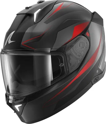Image de Casque Shark Skwal i3 Mekarium, anthracite mat/noir/rouge, L (59/60)