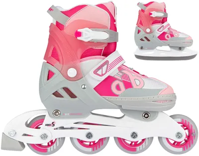 Obrázek produktu pro Nijdam Inline brusle/kombinace bruslí nastavitelné - Bold Berry - velikost 33-36