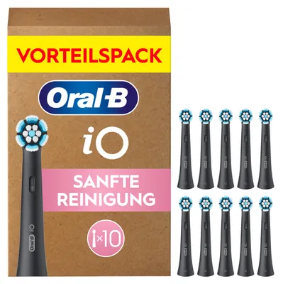 Zdjęcie produktu dla Szczoteczki Oral-B iO 10 sztuk czarne Delikatne czyszczenie, 10 sztuk