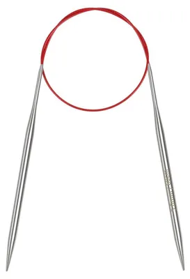 Productafbeelding van Breinaalden, 5,0 mm, 60 cm, roestvrij staal, met flexibele kabel, geschikt voor sokken en kleine projecten