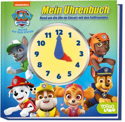 Produktbild von PAW Patrol: Mein Uhrenbuch - Rund um die Uhr im Einsatz mit den Fellfreunden