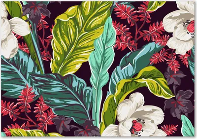 Produktbild von Tulup® Glas-Bild - 100 x 70 - Wandbild aus Glas - Wandkunst - Wandbild hinter gehärtetem Sicherheitsglas - Blumen & Pflanzen - Tropische Blumen - Mehrfarbig