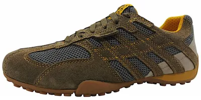 Productafbeelding van Geox Snake Herrenschuhe Schnürschuhe Grün Freizeit