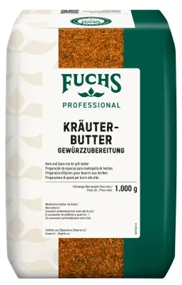 Produktbild von Fuchs Professional Kräuterbutter Gewürzzubereitung Packung 1000g
