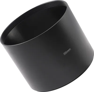 Produktbild von 95 mm Metall-Gegenlichtblende, 78 mm x 95 mm Schraube, Aluminiumlegierung fuer Kameraobjektiv mit 95 mm Filtergewinde, kompatibel mit Canon, Sony, Nikon und anderen Kameras