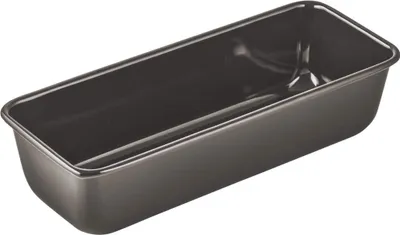 Produktbild von Dr. Oetker Kastenform 30 cm EXCLUSIVE, Kuchenform für saftige Kuchen und deftige Brote, Brotbackform mit Emaille-Versiegelung (Farbe: Grau-Braun/Crème)