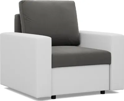 Produktbild von Loungesessel für das Wohnzimmer LUNA, Dunkelgrau + Grau