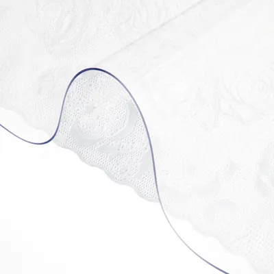 Produktbild von VEVOR PVC Tischabdeckung 101,6 x 182,8 cm, 1,5 mm Dicker Transparenter Tischschutz, Rechteckige transparente Schreibtischunterlage, Wasserdicht Tischschutz PVC Folie für Büro-Kommode, Nachttisch