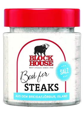 Produktbild von BLOCK HOUSE Salz BEST FOR STEAKS, 80g