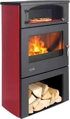 Image de Poêle à bois 11kw gris argent - Godin - 362115CGRISARG - grand chinon etuve