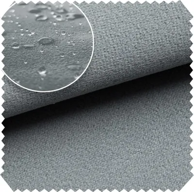Produktbild von novely® TRITON - Microfaser Velours in Wildleder-Optik - Wasserabweisender Möbelstoff - Pflegeleichte Meterware 1lfm - Farbe: 14 Mittelgrau