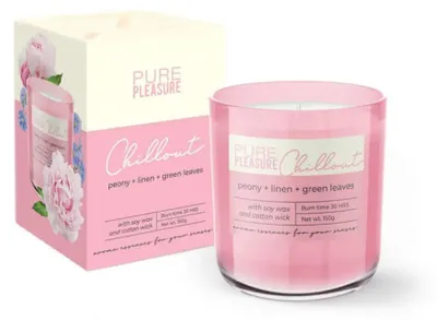 Immagine prodotto di Candela profumata in vetro PURE PLEASURE RELAX 150 g