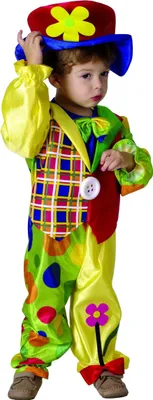 Produktbild von Clownkostüm für einen kleinen Jungen XS 3-4 Jahre (92-104 cm)
