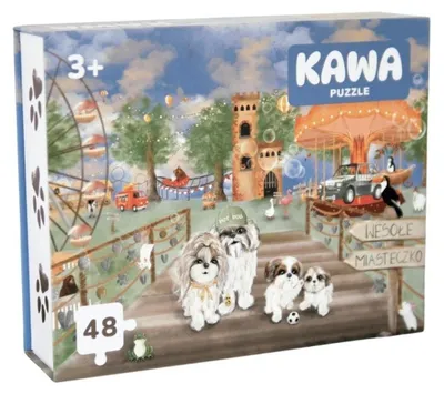 Produktbild von Puzzle XL 48 elementów z motywem Wesołe Miasteczko