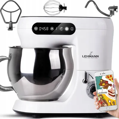 Produktbild von Planetenküchenmaschine Lehmann Hyssop Mixer Schüssel Zubehör + Rezepte
