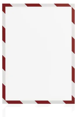 Immagine prodotto di magnetoplan cornice magnetica magnetofix SAFETY A4 rosso/bianco