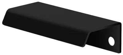 Produktbild von Griffleiste BA 64mm Möbelgriff Schwarz matt Schrankgriff eckig Kommode