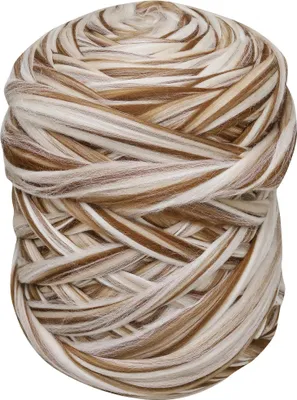 1m Filzwolle mehrfarbig Märchenwolle Merino Nassfilzen Trockenfilzen Spinnen Meterware 118 caramel love
