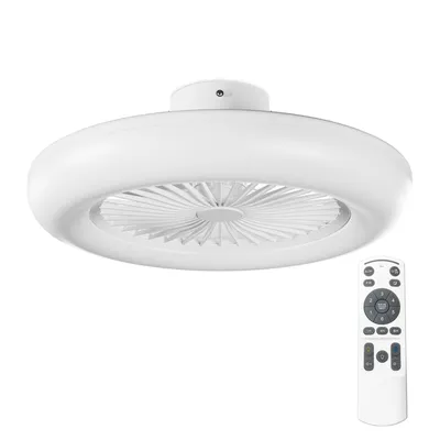 Obrázek produktu pro Stropní ventilátor Noaton® s osvětlením 11055W Callisto, bílý, stmívatelné LED, 3 barevné teploty, dálkové ovládání, časovač, průměr 55 cm