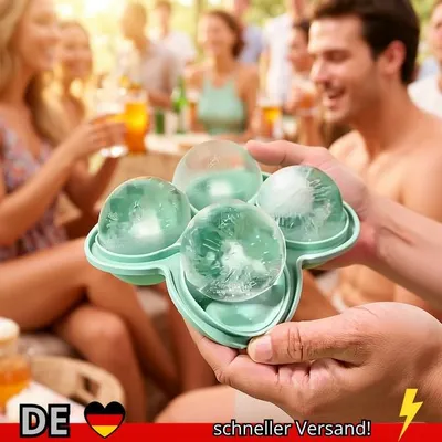 Produktbild von Eiswürfelform Silikon Groß Leicht Lösen Kein Auslaufen
