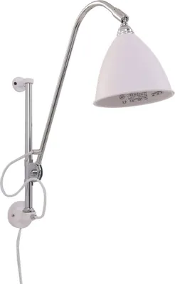Zdjęcie produktu dla Kinkiet EVATO biały chromowany 1xE14x60W metal wym:38x49x16cm IP20 Italux